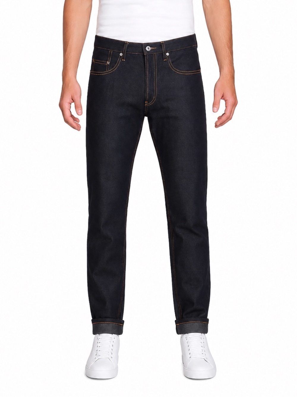 Naked & Famous Easy Guy Deep Indigo Stretch Selvedge Jeans Men’s Size 29 EUC!